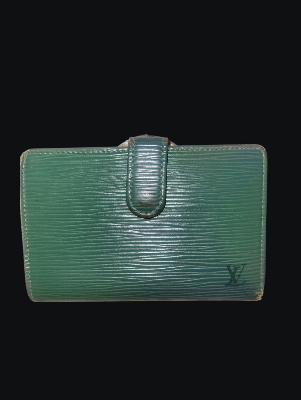 Louis Vuitton Green Epi Leather Wallet